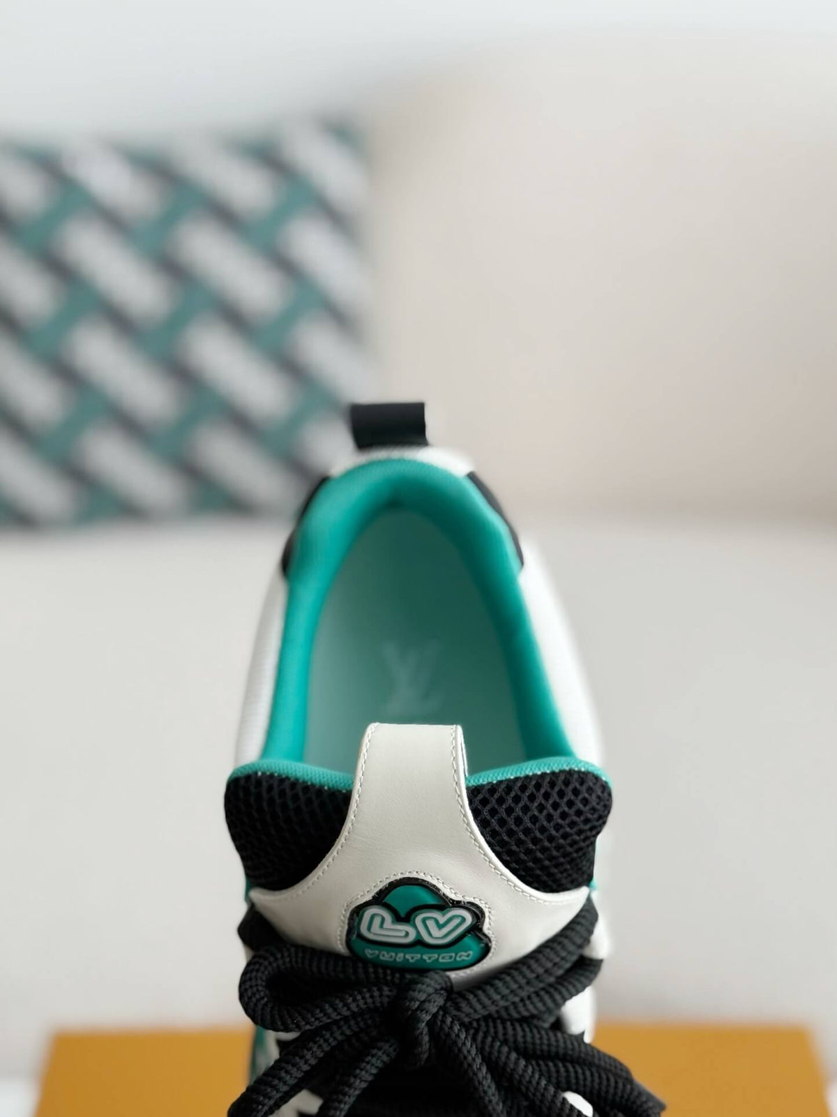 Louis Vuitton LV Skate Sneaker Black White Green