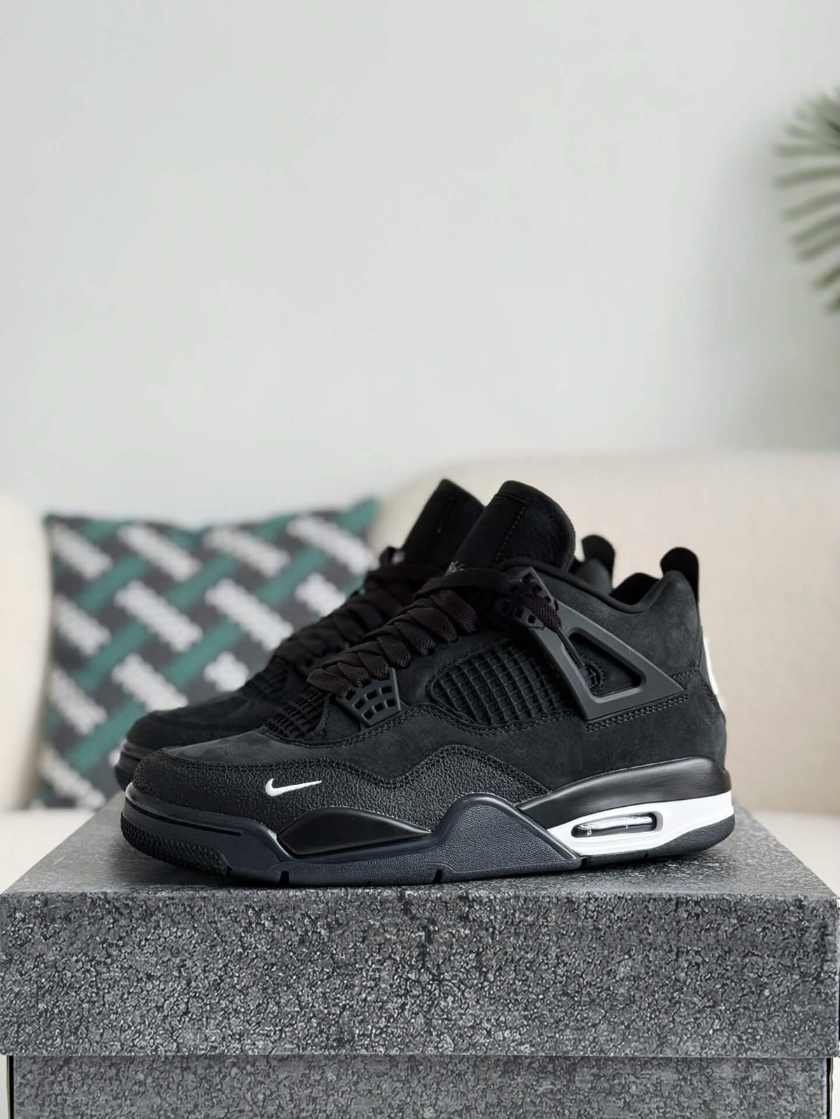 Nike Air Jordan 4 Retro x Nigel Sylvester Black Brick by Brick
