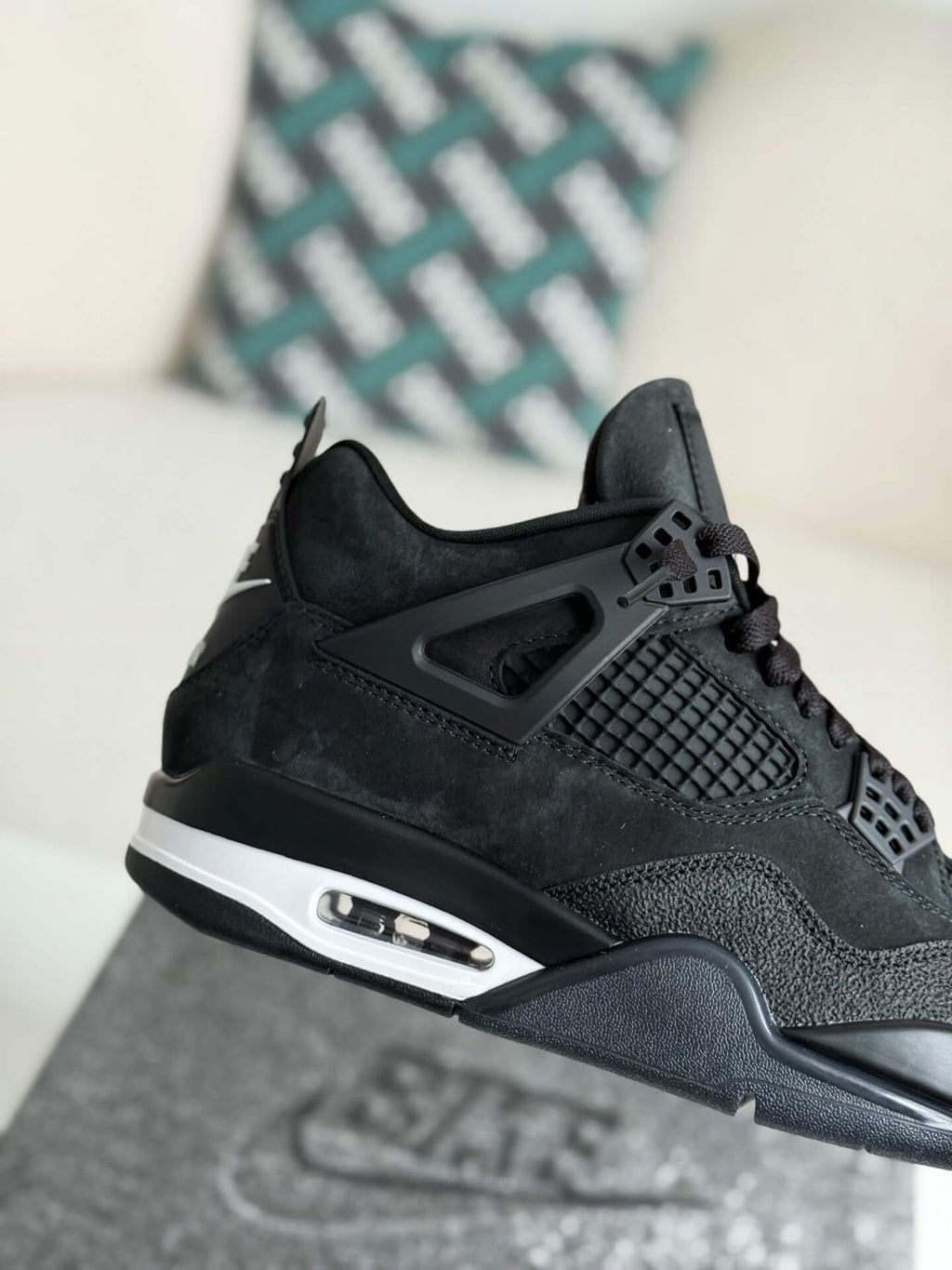 Nike Air Jordan 4 Retro x Nigel Sylvester Black Brick by Brick