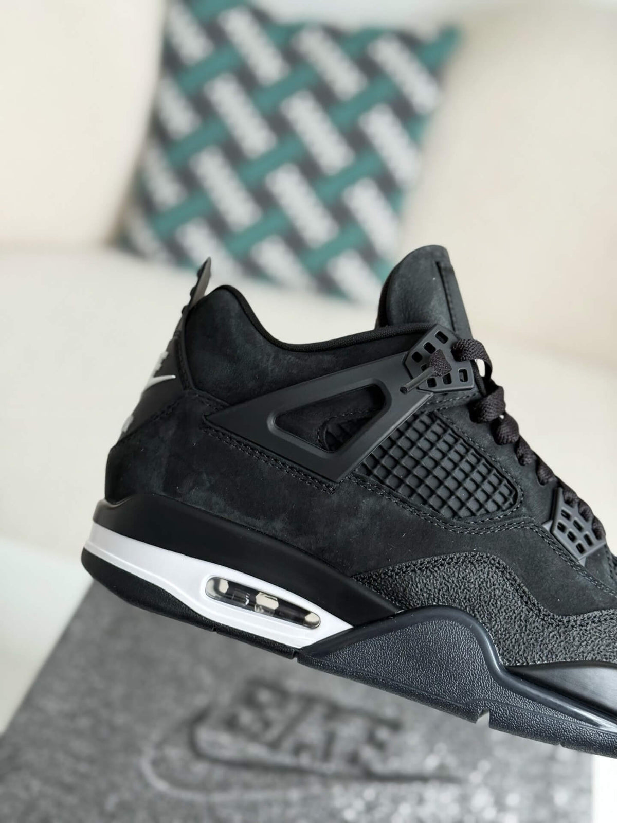 Nike Air Jordan 4 Retro x Nigel Sylvester Black Brick by Brick
