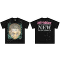 Hellstar American High Street Vintage Short-Sleeve Trendy T-Shirt