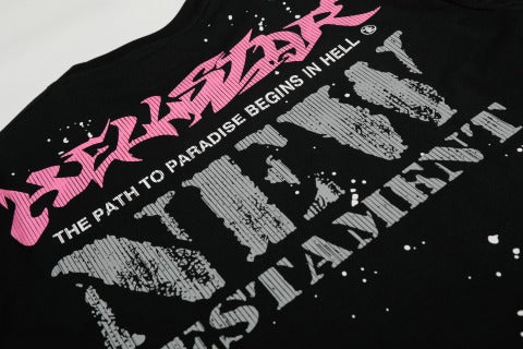 Hellstar American High Street Vintage Short-Sleeve Trendy T-Shirt