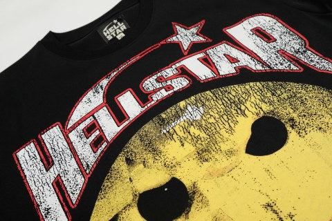 Hellstar American High Street Vintage Short-Sleeve Trendy T-Shirt