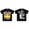 Hellstar American High Street Vintage Short-Sleeve Trendy T-Shirt