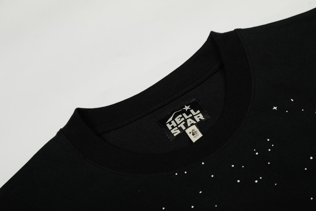 Hellstar American High Street Vintage Short-Sleeve Trendy T-Shirt