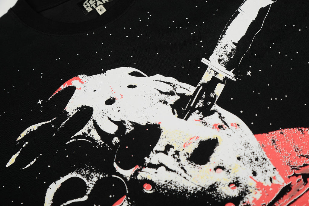 Hellstar American High Street Vintage Short-Sleeve Trendy T-Shirt