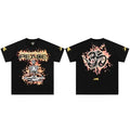 Hellstar American High Street Vintage Short-Sleeve Trendy T-Shirt