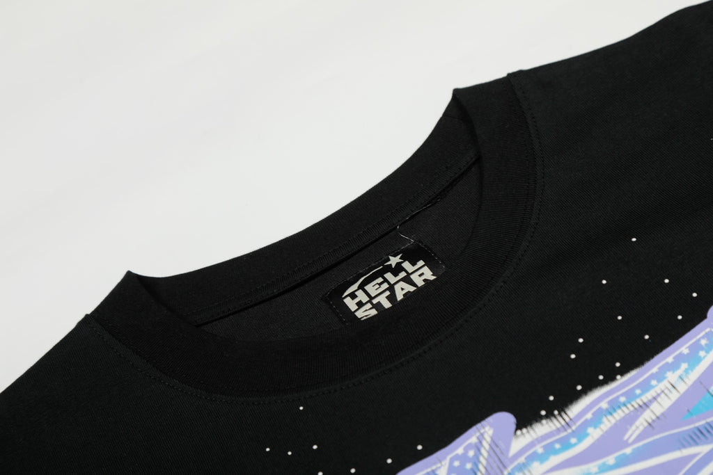 Hellstar American High Street Vintage Short-Sleeve Trendy T-Shirt