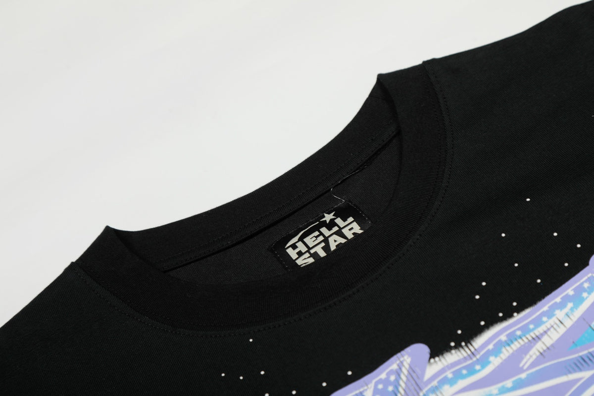 Hellstar American High Street Vintage Short-Sleeve Trendy T-Shirt