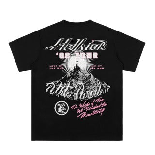 Hellstar American High Street Vintage Short-Sleeve Trendy T-Shirt