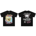 Hellstar American High Street Vintage Short-Sleeve Trendy T-Shirt